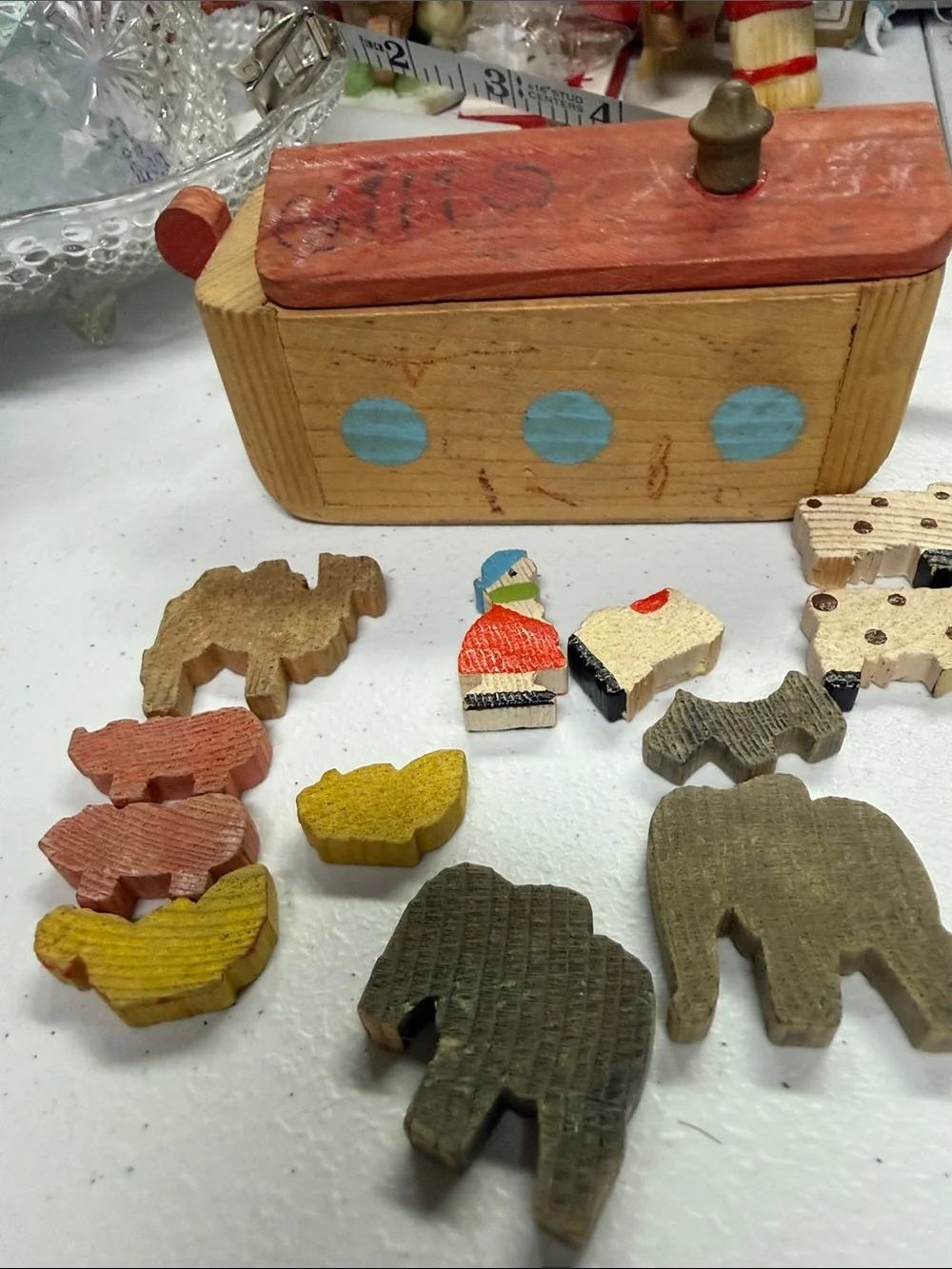 Wooden Noah’s Ark and Figure Play Set